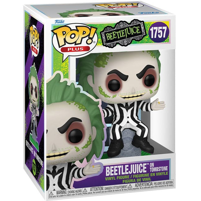 Funko POP! - BeetleJuice: BeetleJuice on Tombstone #1757 Figur