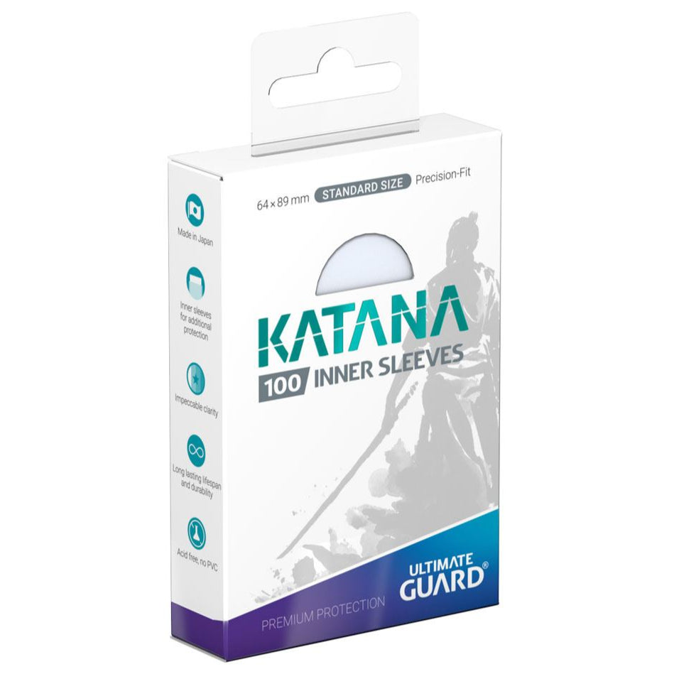 Ultimate Guard: Katana Sleeves - Inner Size (100 stk.) Tilbehør