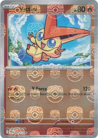 Victini⁣ - Black Bolt: Master Ball Foil (Rare)⁣ [012] English / Near Mint / Reverse-Holo Normal