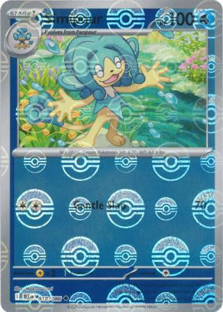 Simipour⁣ - Black Bolt: Poké Ball Foil (Uncommon)⁣ [018] English / Near Mint / Reverse-Holo Normal