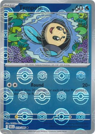 Tympole⁣ - Black Bolt: Poké Ball Foil (Common)⁣ [019] English / Near Mint / Reverse-Holo Normal