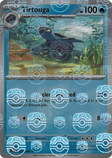 Tirtouga⁣ - Black Bolt: Master Ball Foil (Uncommon)⁣ [022] English / Near Mint / Reverse-Holo Normal