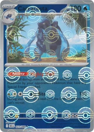 Carracosta⁣ - Black Bolt: Poké Ball Foil (Rare)⁣ [023] English / Near Mint / Reverse-Holo Normal