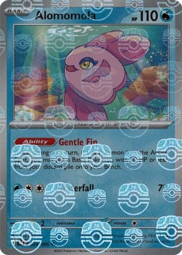 Alomomola⁣ - Black Bolt: Master Ball Foil (Uncommon)⁣ [024] English / Near Mint / Reverse-Holo Normal