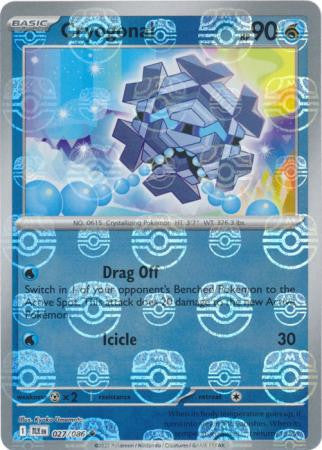 Cryogonal⁣ - Black Bolt: Master Ball Foil (Uncommon)⁣ [027] English / Near Mint / Reverse-Holo Normal