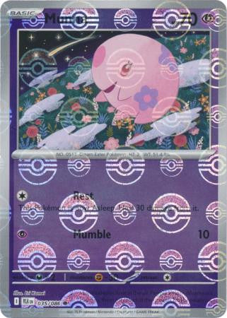 Munna⁣ - Black Bolt: Poké Ball Foil (Common)⁣ [035] English / Near Mint / Reverse-Holo Normal