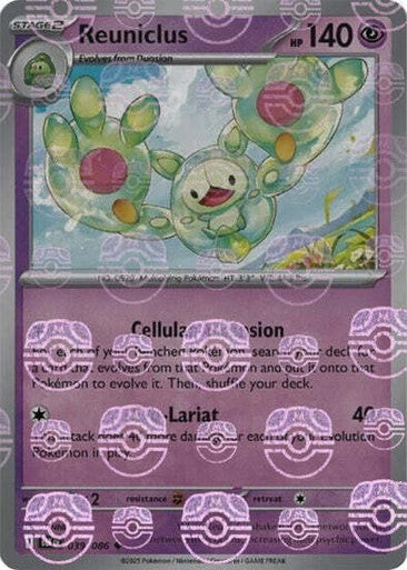 Reuniclus⁣ - Black Bolt: Master Ball Foil (Uncommon)⁣ [039] English / Near Mint / Reverse-Holo Normal