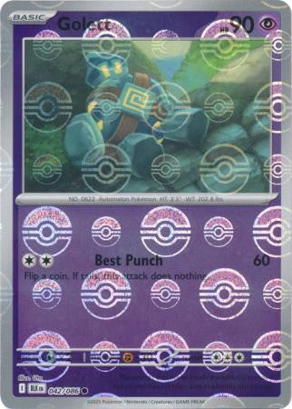 Golett⁣ - Black Bolt: Poké Ball Foil (Common)⁣ [042]