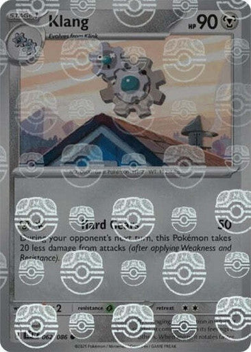 Klang⁣ - Black Bolt: Master Ball Foil (Common)⁣ [062] English / Near Mint / Reverse-Holo Normal