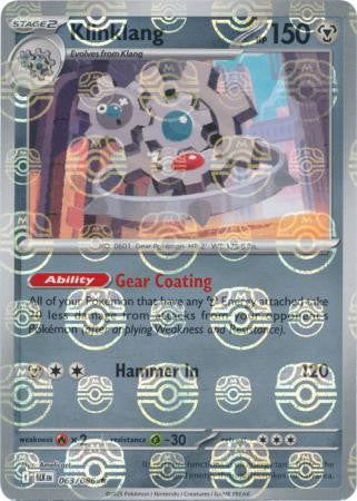 Klinklang⁣ - Black Bolt: Master Ball Foil (Rare)⁣ [063] English / Near Mint / Reverse-Holo Normal