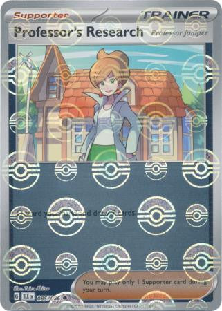 Professor's Research - Professor Juniper⁣ - Black Bolt: Poké Ball Foil⁣ (Uncommon)⁣ [085] English / Near Mint / Reverse-Holo Normal