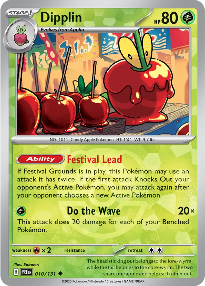 Dipplin - Prismatic Evolutions: Master Ball Foil (Uncommon) [010] Kortspil