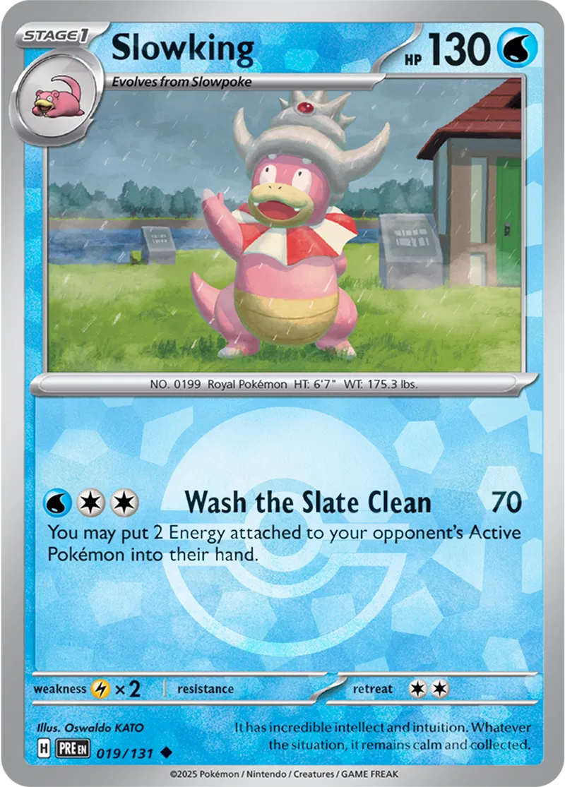 Slowking - Prismatic Evolutions: Poké Ball Foil (Uncommon) [019] Kortspil