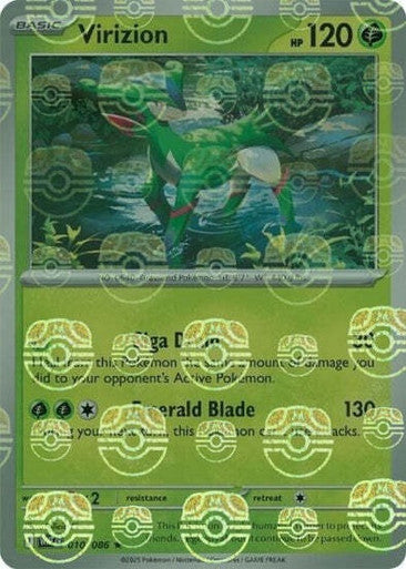 Virizion⁣ - White Flare: Additionals⁣ (Rare)⁣ [010] English / Near Mint / Reverse-Holo Normal