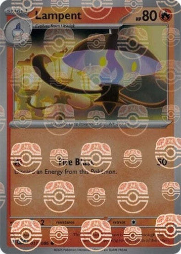 Lampent⁣ - White Flare: Additionals⁣ (Common)⁣ [017] English / Near Mint / Reverse-Holo Normal