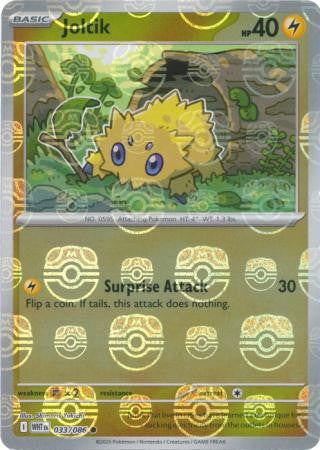 Joltik⁣ - White Flare: Additionals⁣ (Common)⁣ [033] English / Near Mint / Reverse-Holo Normal