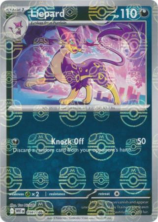 Liepard⁣ - White Flare: Additionals⁣ (Uncommon)⁣ [056] English / Near Mint / Reverse-Holo Normal