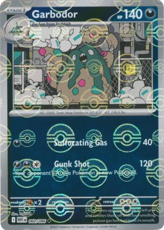 Garbodor - White Flare: Poke Ball Foil (Uncommon) [060] Kortspil