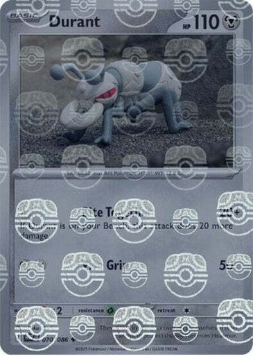 Durant⁣ - White Flare: Additionals⁣ (Uncommon)⁣ [070] English / Near Mint / Reverse-Holo Normal