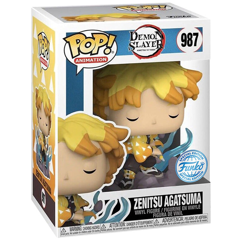 Funko POP! Demon Slayer Zenitsu Agatsuma Special Edition #987 Figur