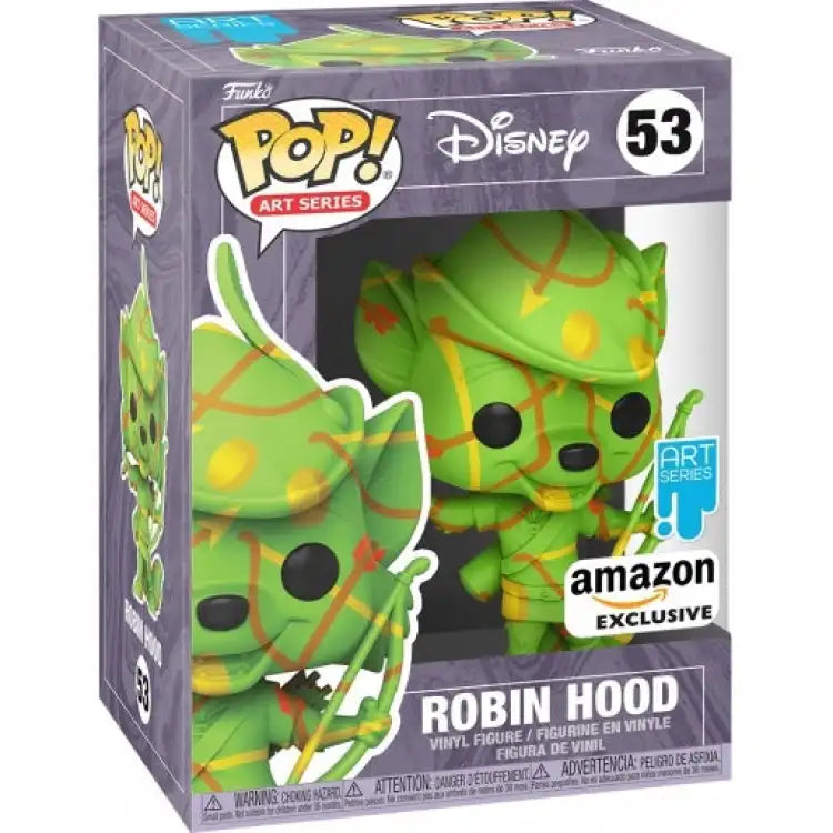 Funko Pop! Art Series: Disney, Robin Hood #53, Amazon Exclusive (inkl. Hard Acrylic Box) - ADLR Poké-Shop