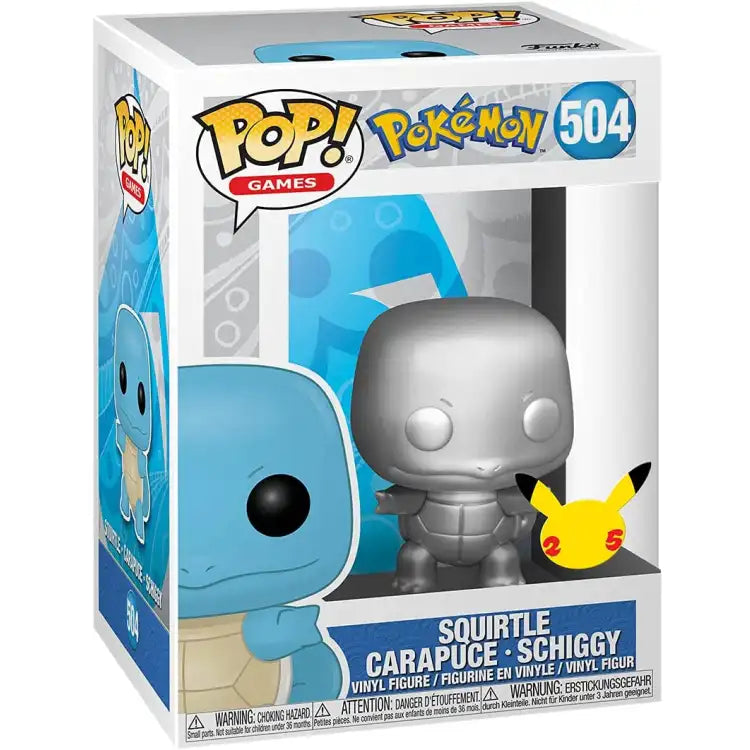 Funko Pop! Pokemon Celebrations/25th, Squirtle #504 - ADLR Poké-Shop