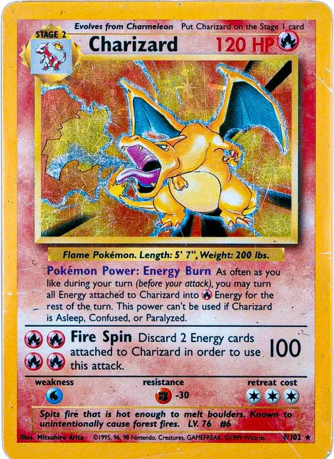Pokémon-kort i stand light played
