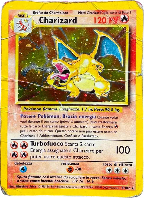 Pokémon-kort i stand poor